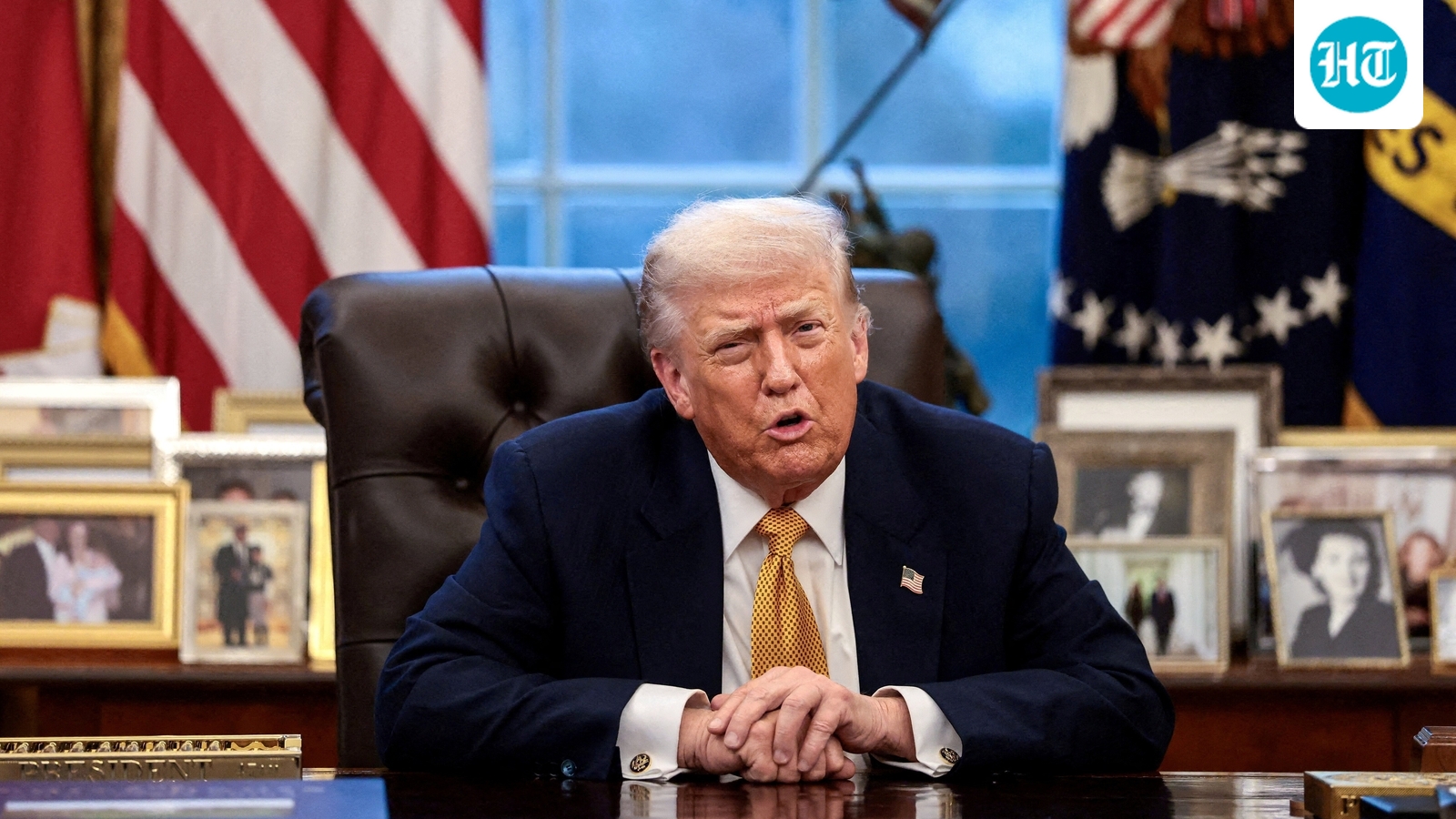 Trump asked whether he would use force to take over Greenland. His response