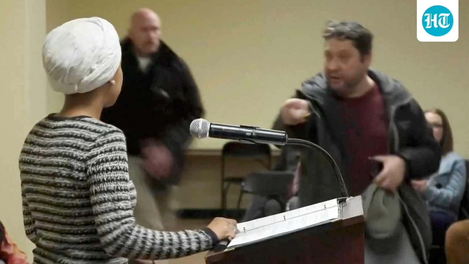 Ilhan Omar 'attacked' at Minneapolis town hall event, allegedly 'sprayed with something' by man