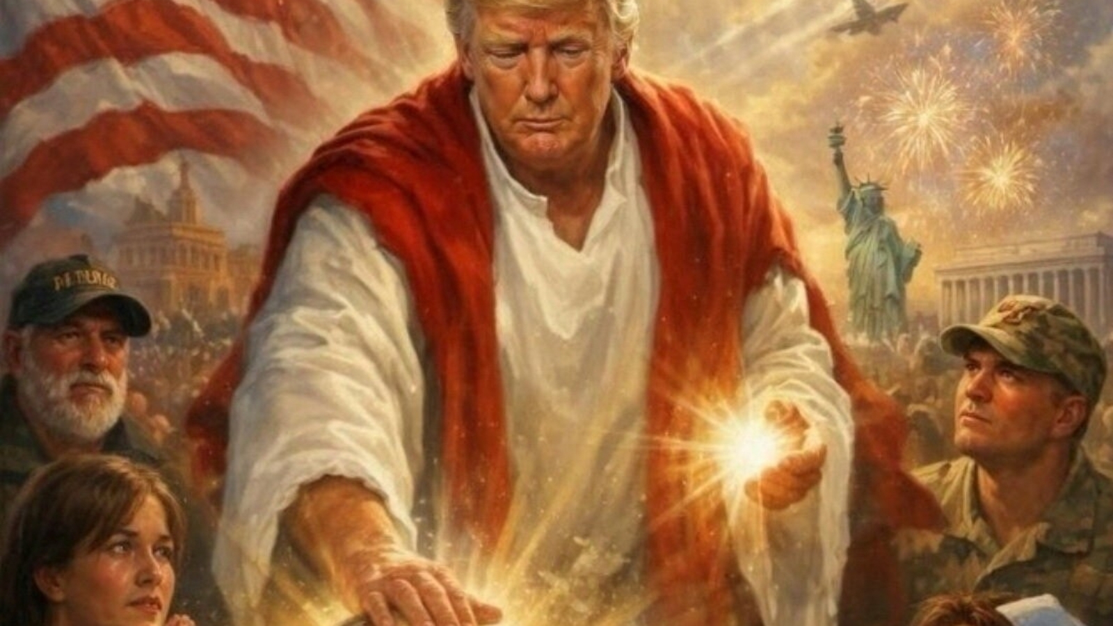 Trump deletes AI 'Jesus' photo after MAGA fury and 'blasphemy' storm