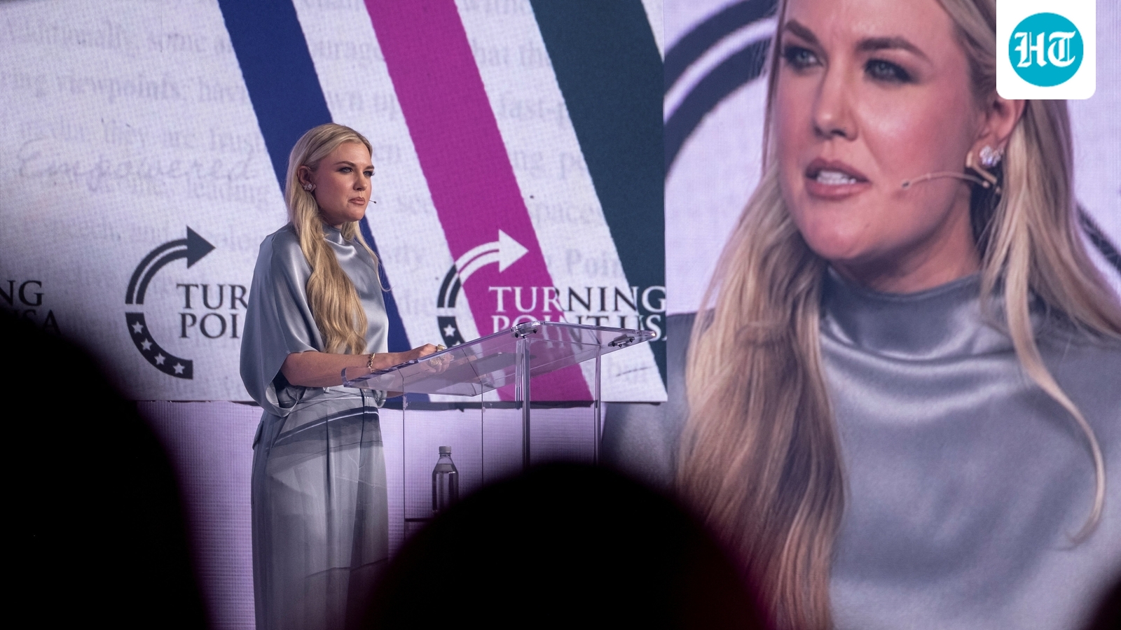 Erika Kirk under fire over allegations TPUSA used AI video of Charlie endorsing her as CEO, faked chapters