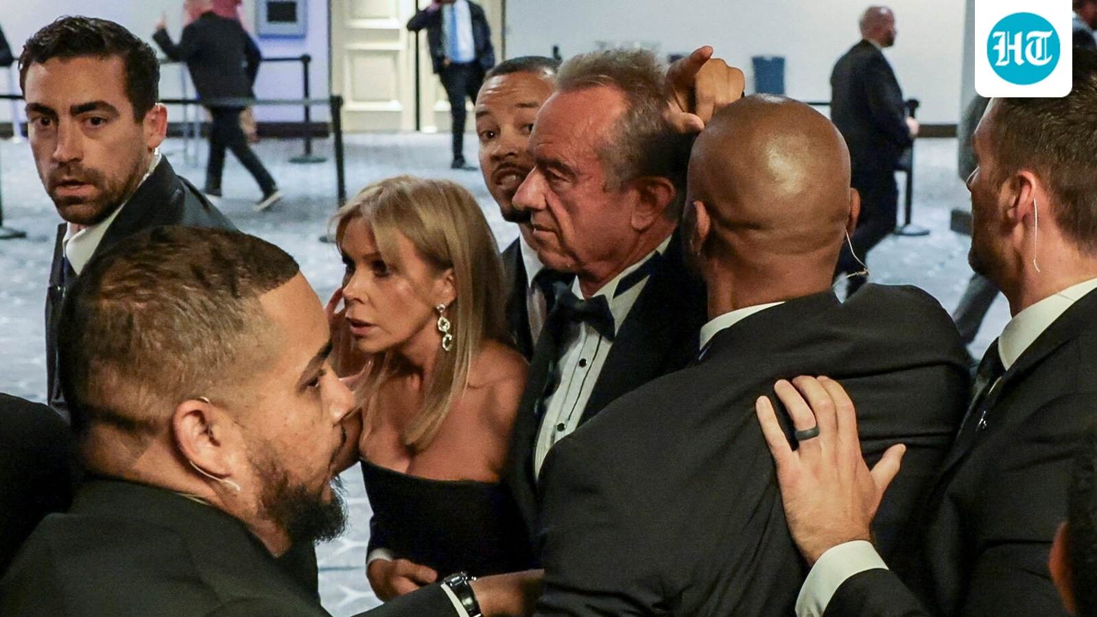 'We heard shots and got under the table': Cheryl Hines gives chilling eyewitness account of White House event shooting