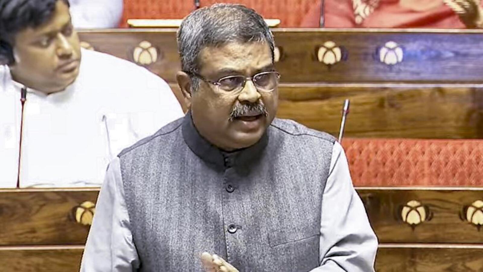 Pradhan makes fresh attack amid NEP furore