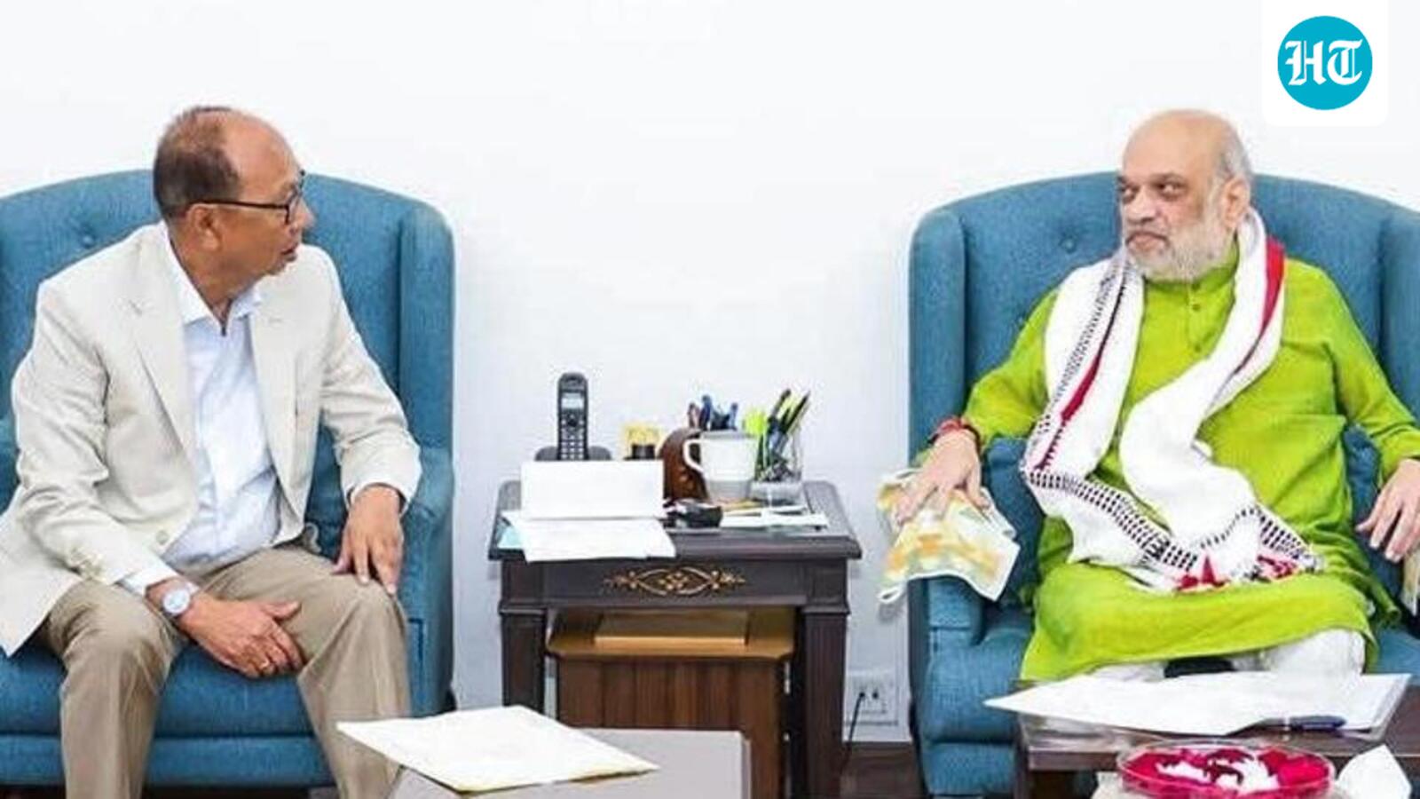 Amit Shah asks Manipur CM to speed up peace process