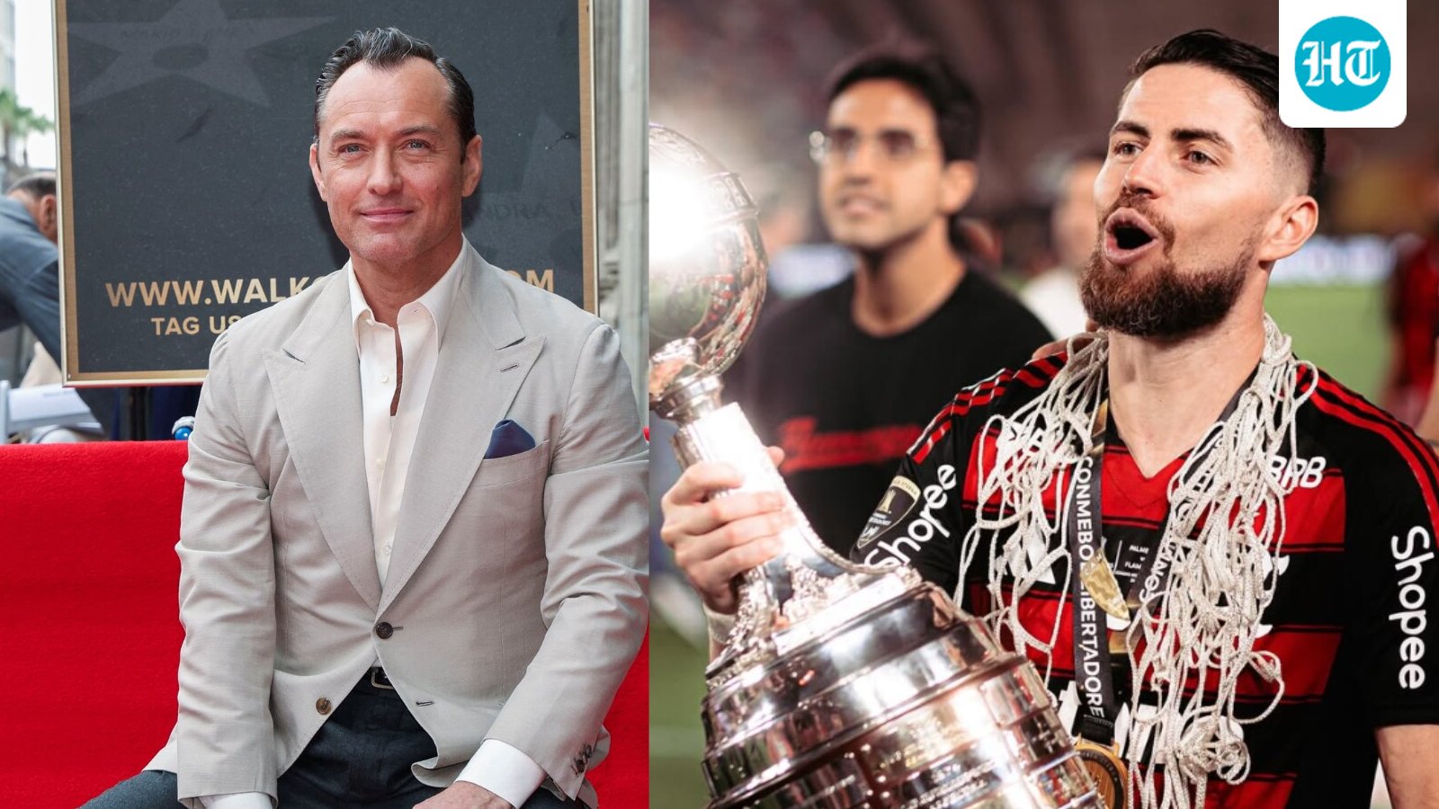 How is Jude Law related to footballer Jorginho? Their family connection explored amid Chappell Roan row
