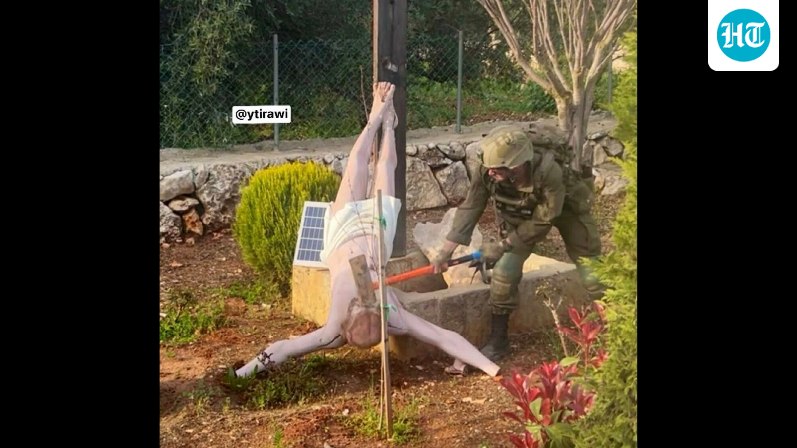 IDF soldier under investigation for defacing Jesus statue in southern Lebanon; details emerge