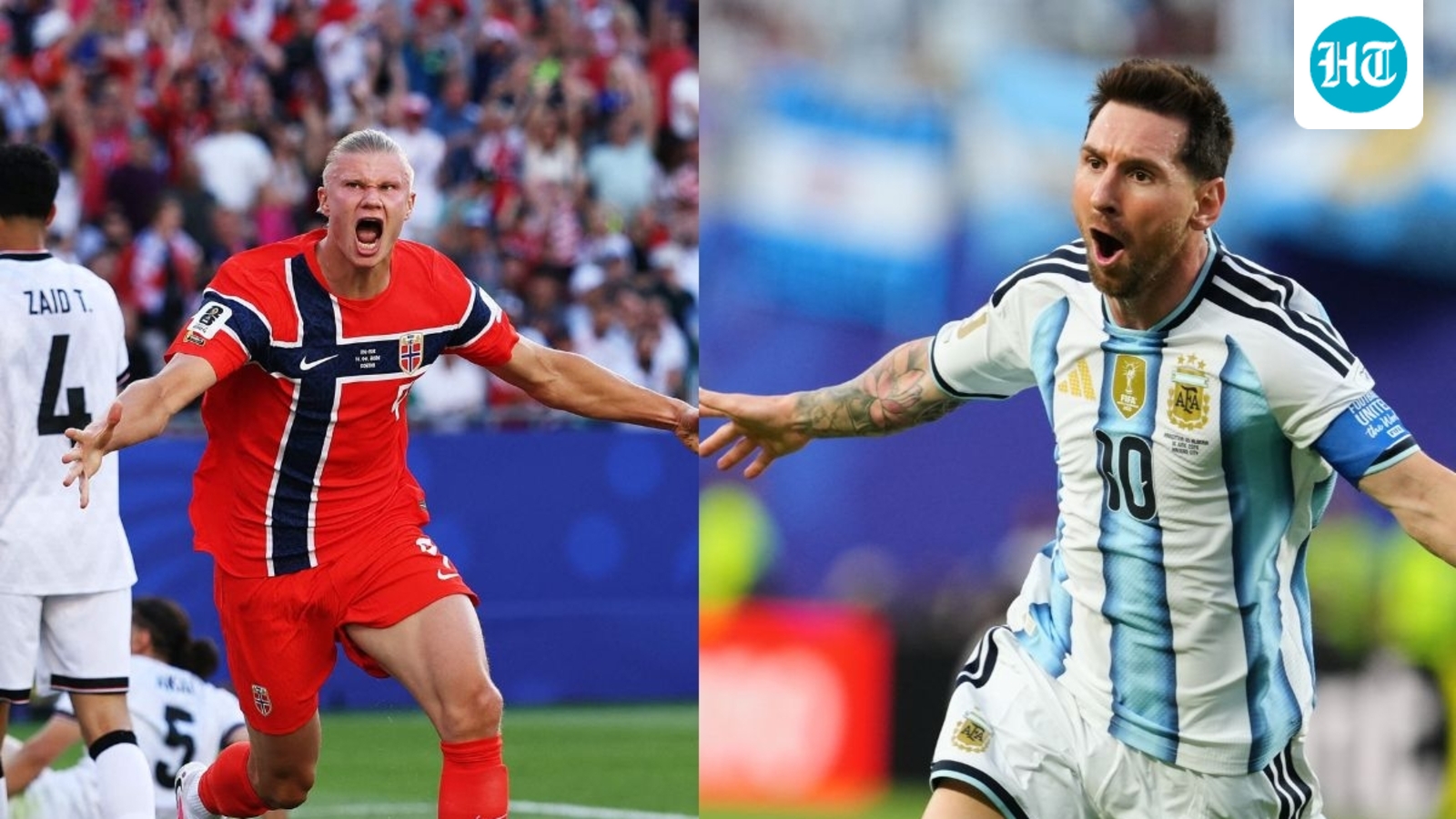 Erling Haaland bows down to ‘madman’ Lionel Messi after record-breaking World Cup hat-trick
