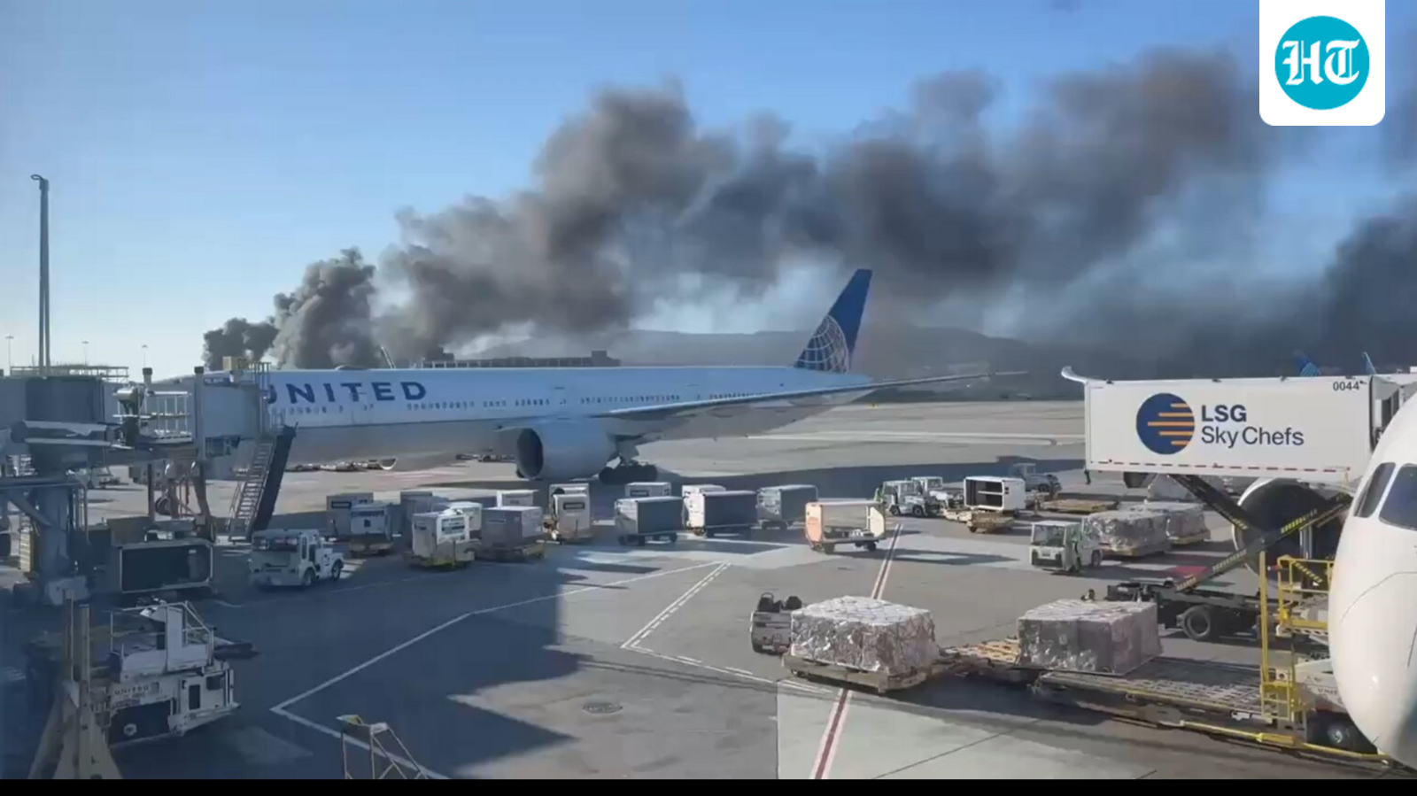 SFO fire: What's on fire near San Francisco International Airport? Videos surface