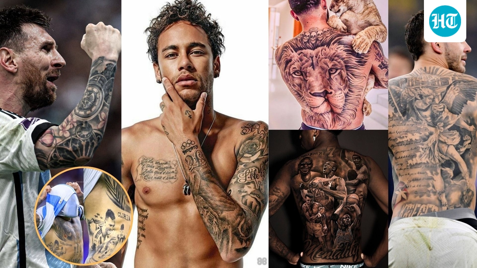 FIFA 2026: Decoding tattoos of football stars Lionel Messi, Neymar, Vincent Jr, Memphis Depay, Lucas Hernández and more