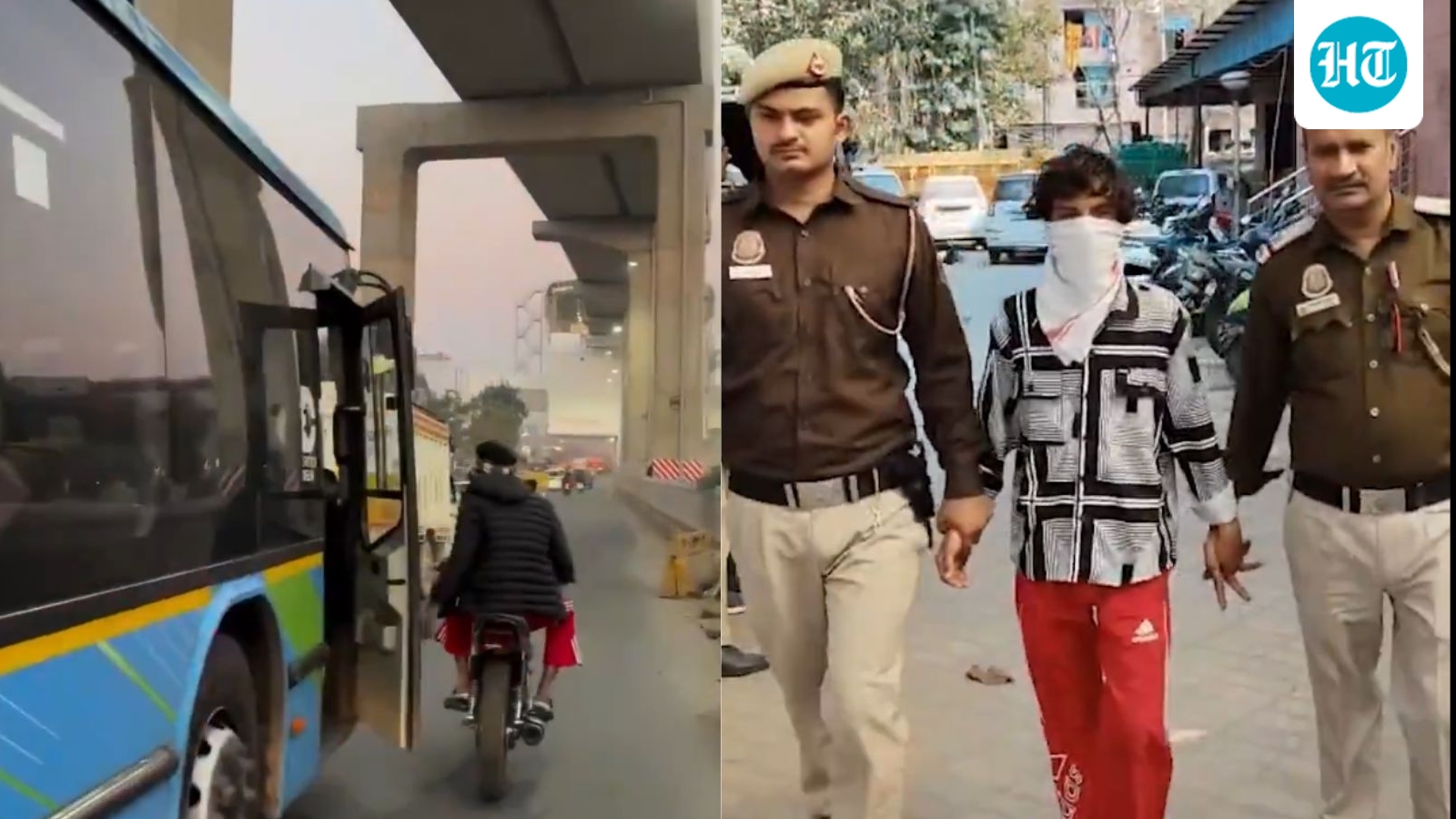 Delhi biker opens doors of moving vehicles for reels, arrested after video goes viral