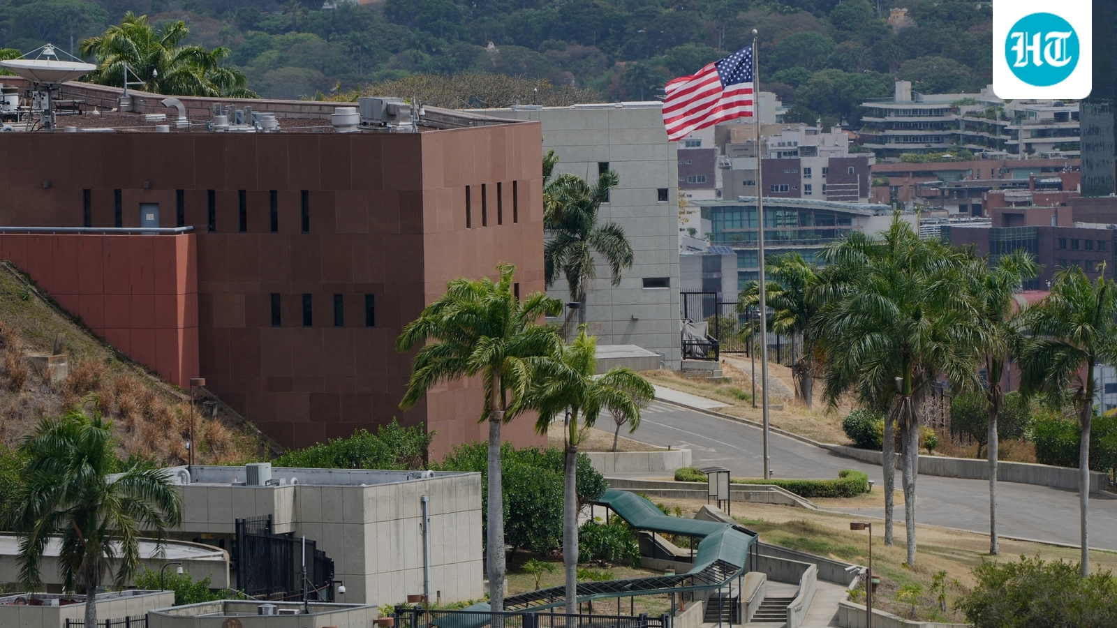 American flag raised at US Embassy in Venezuela for the 1st time since 2019