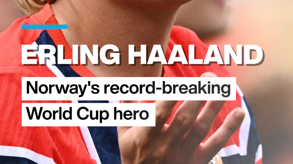 Erling #Haaland: Norway's record-breaking #WorldCup hero