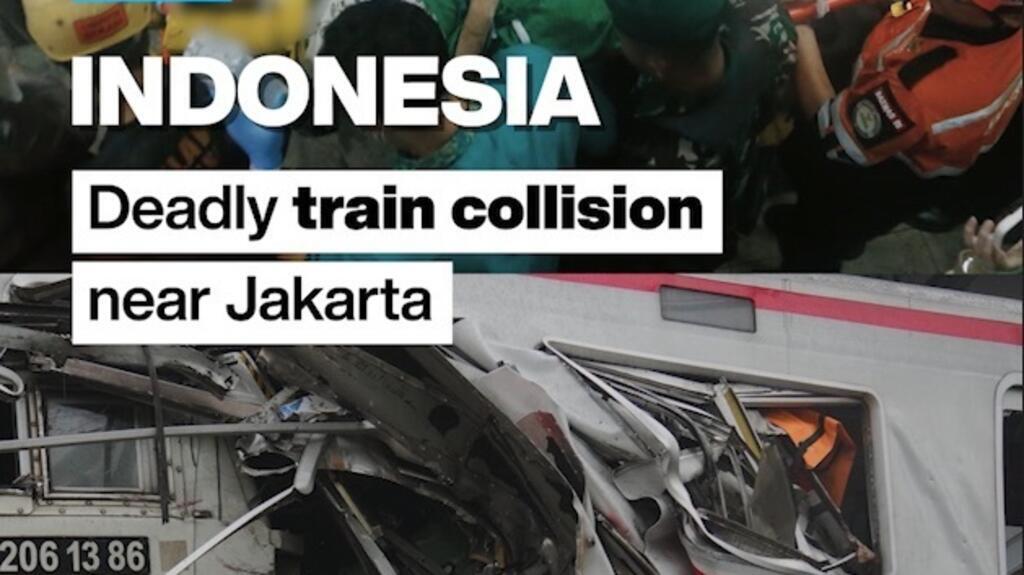 🇮🇩 A deadly train collision near Jakarta has left 15 people dead and 88 injured.