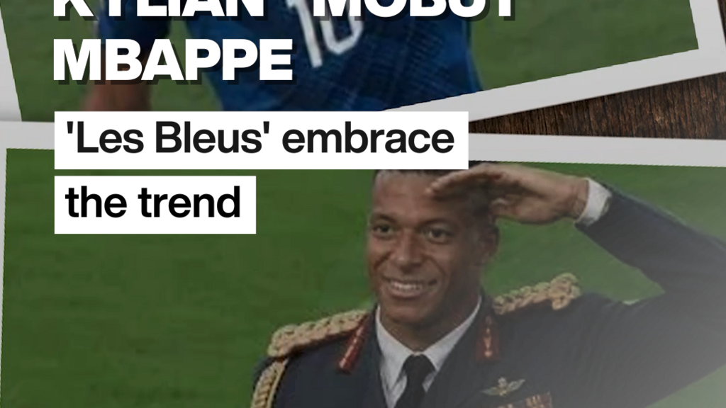 Kylian "Mobutu" Mbappé: 'Les Bleus' embrace the trend at the World Cup