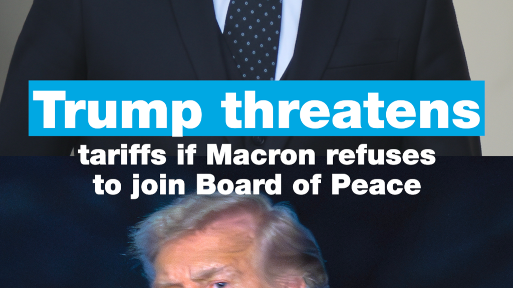 Trump threatens France 200% tariffs if Macron refuses to join Board of Peace