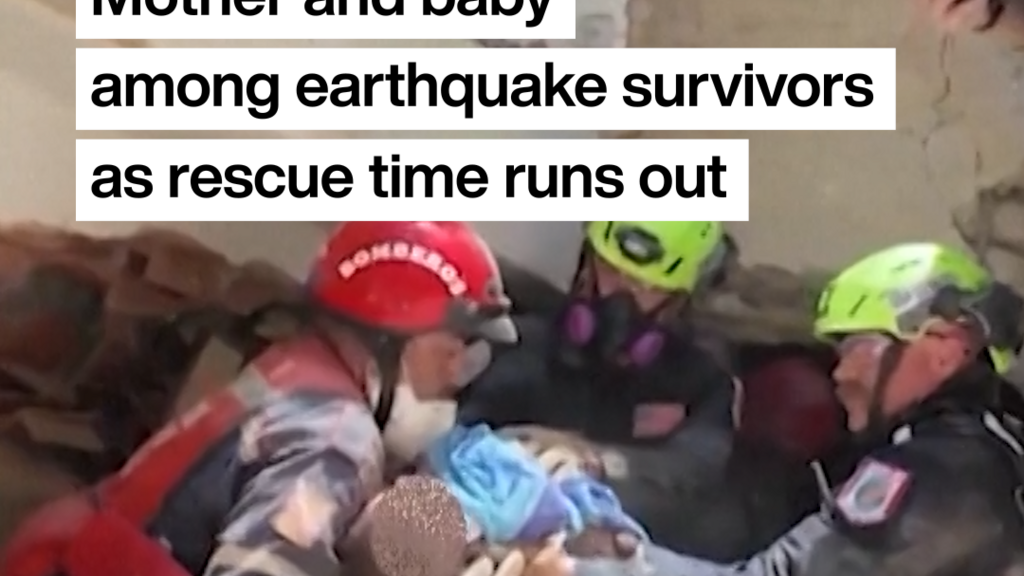 Venezuela: Mother and baby among earthquake survivors as rescue time runs out