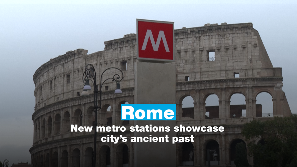 Rome: new metro stations showcase city's ancient past
