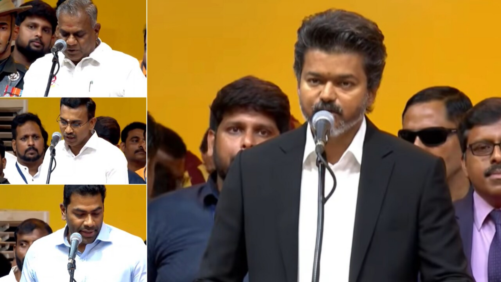 Tamil Nadu CM oath ceremony LIVE: In first address, Vijay says new era of social justice starts now