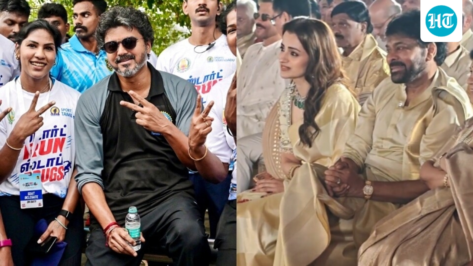 Vijay skips Khushbu Sundar's daughter's wedding in Goa; goes on 3 km drug awareness run in Chennai