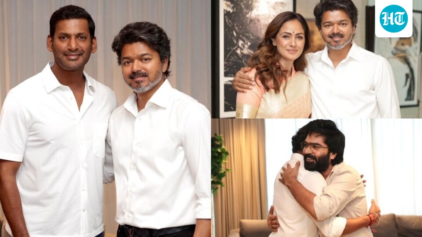 Vishal sponsors education for girl children in ‘darling’ Vijay's name after criticism; Silambarasan, Simran greet TN CM