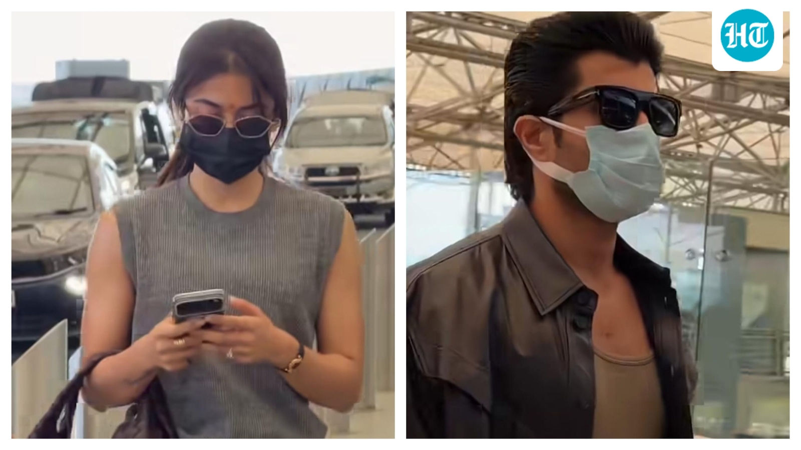 Rashmika Mandanna, Vijay Deverakonda fly out of Hyderabad, internet is convinced they have left for wedding in Udaipur