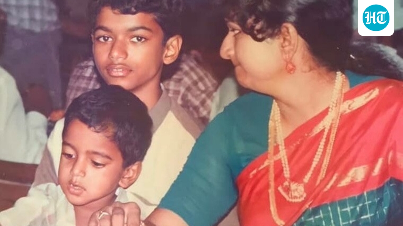 Vikranth Santhosh celebrates anna Vijay creating history in Tamil Nadu elections with an unseen childhood pic