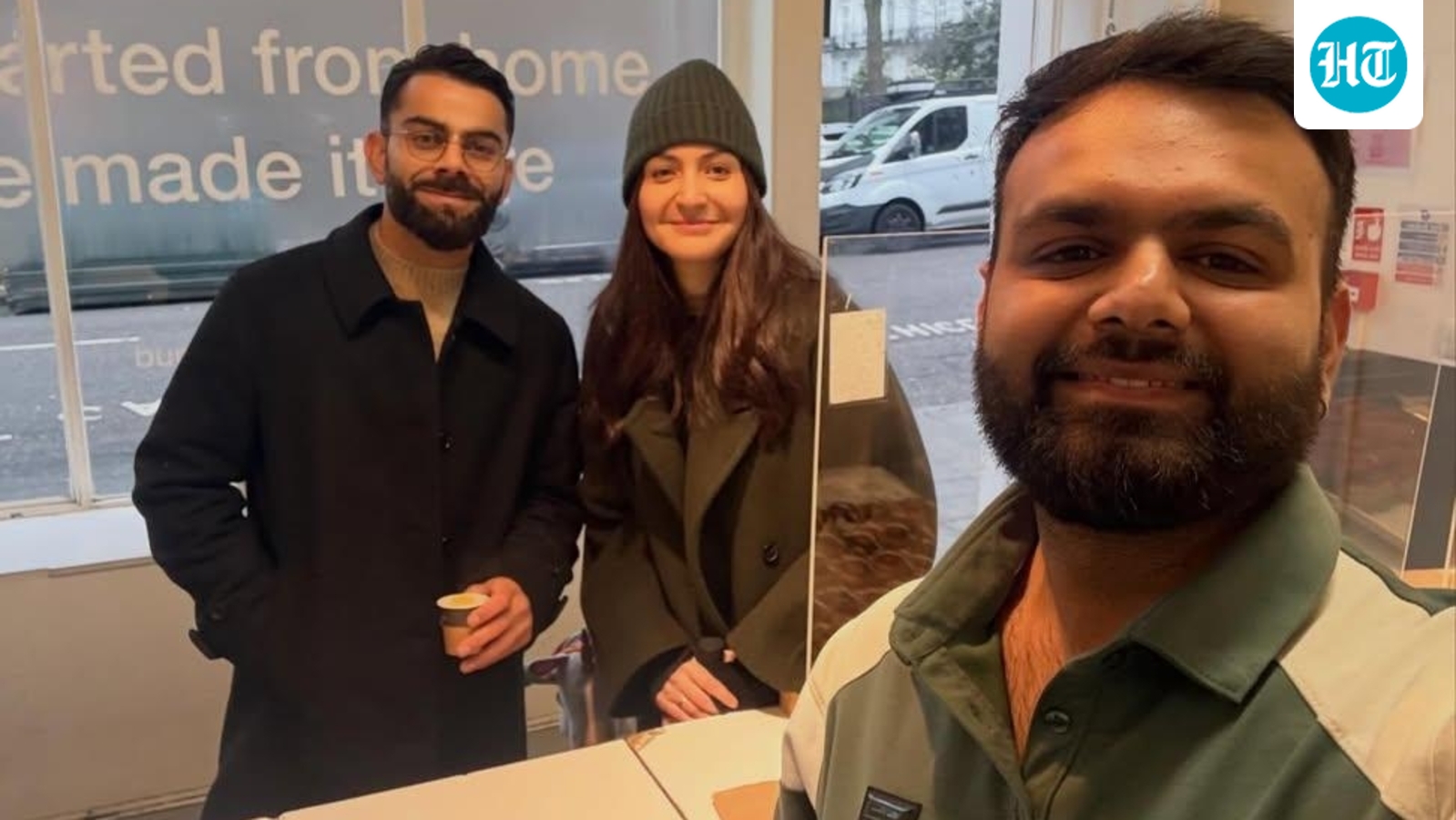 Anushka Sharma, Virat Kohli flash wide smiles as they stop for selfie with fan in London, internet calls them ‘cuties’