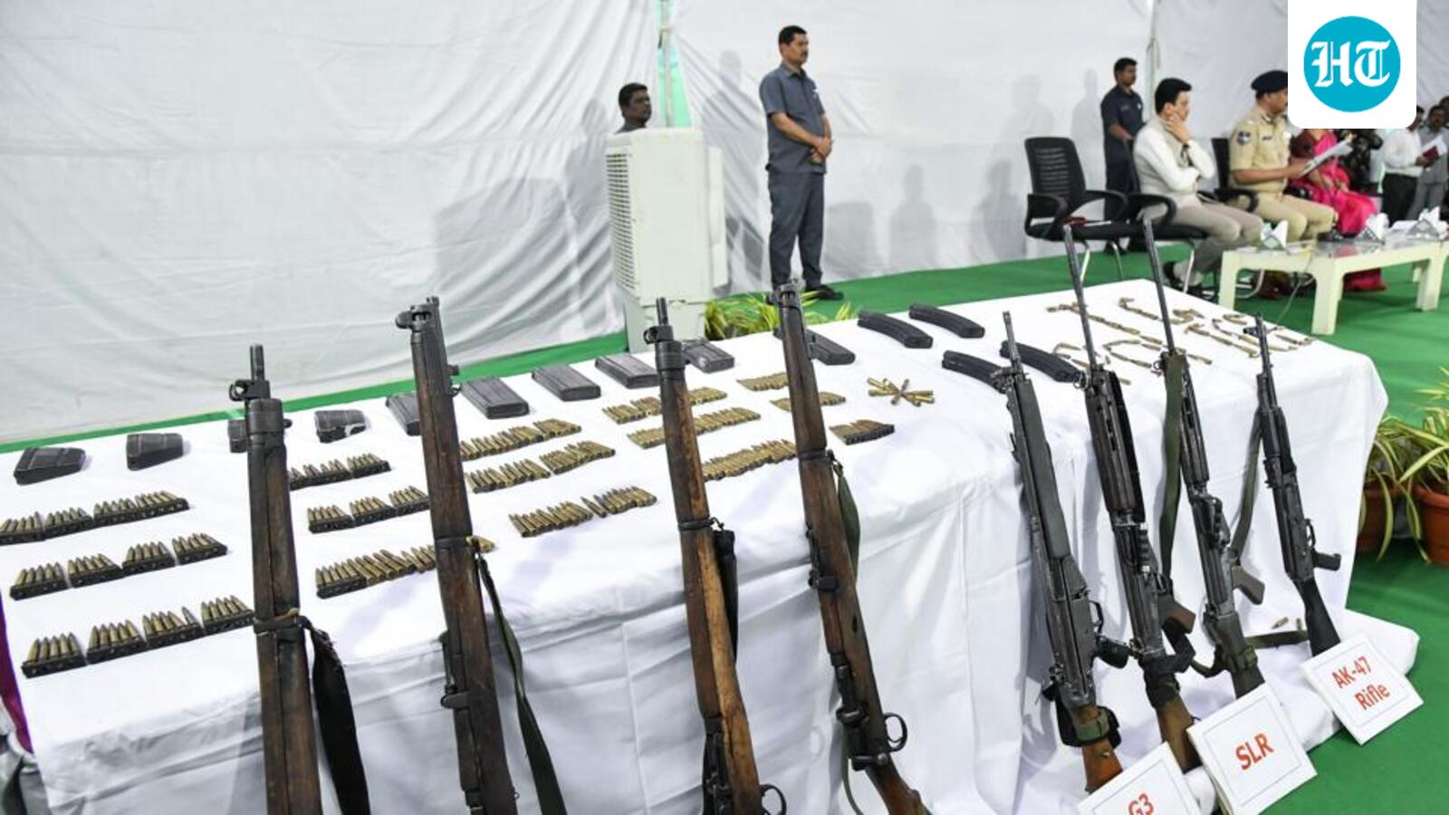 37 Maoists including 3 Telangana state committee members surrender in Hyderabad
