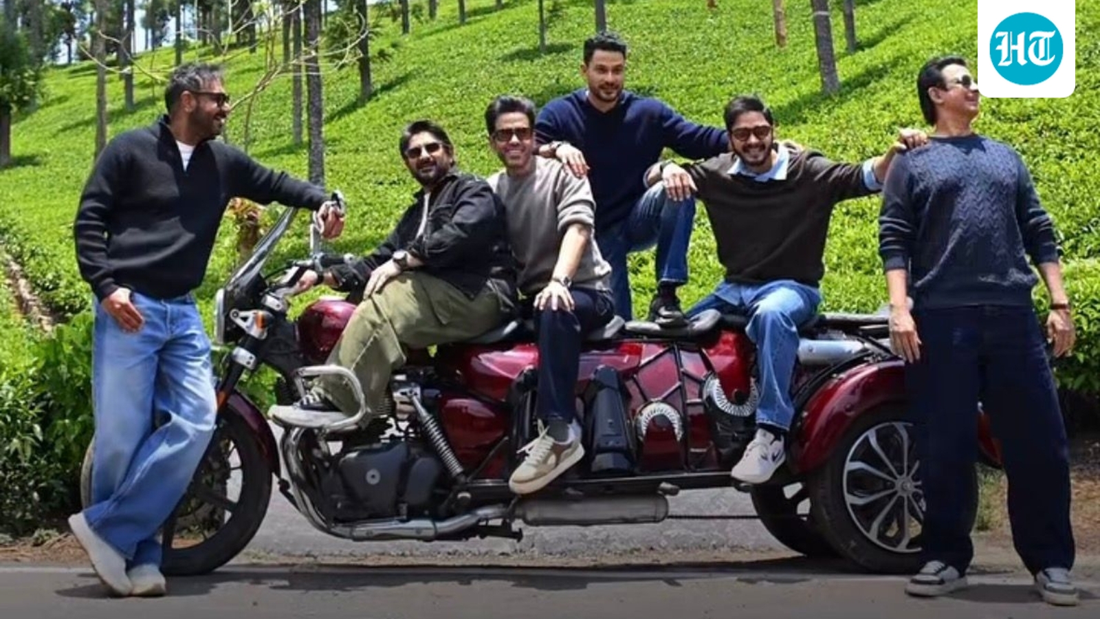 Ajay Devgn drops glimpse of Golmaal 5 with ‘the boys’ from Ooty schedule, says ‘iss baar sawaari badi hai’