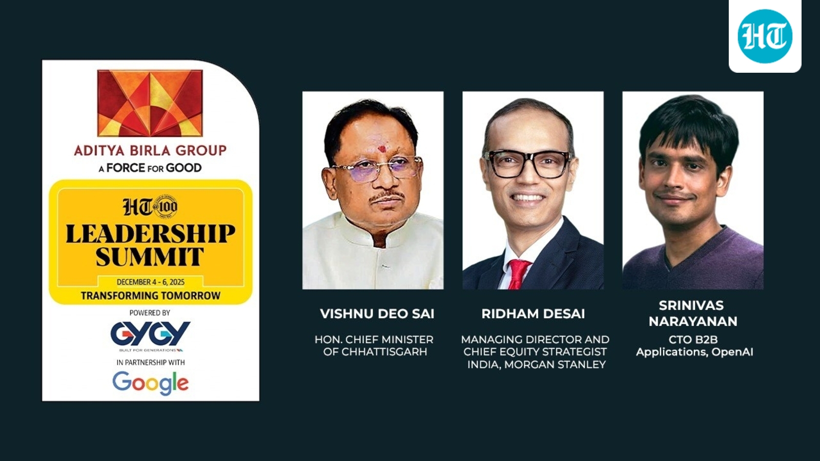 HTLS 2025 live updates: Day 1 to kick off with conversation featuring OpenAI’s Srinivas Narayanan