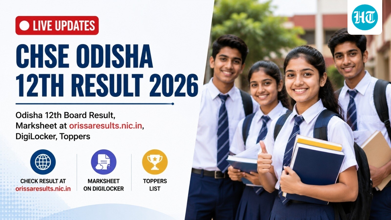 CHSE Odisha 12th Result 2026 (OUT) LIVE: Odisha +2 results declared, direct link to check here