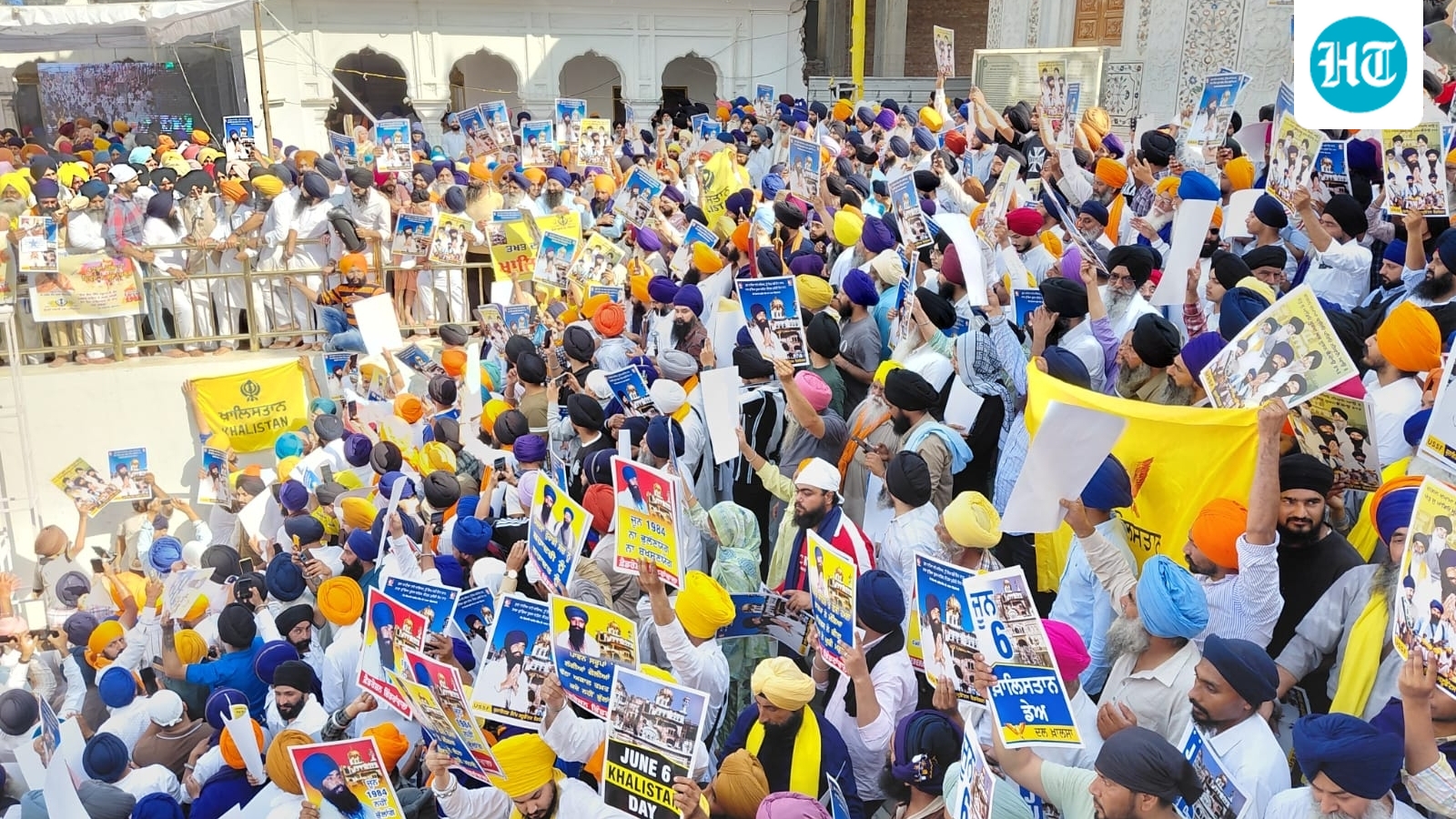 Pro-Khalistan slogans, Bhindranwale posters raised in Golden Temple Complex on Blue Star anniversary