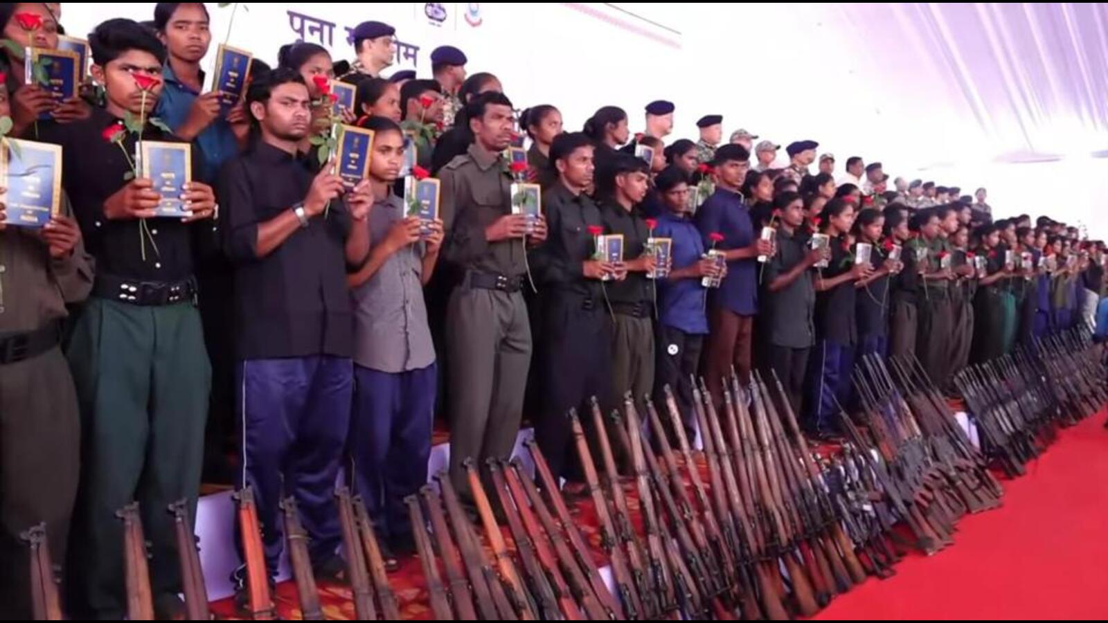 210 Maoists, including senior leaders, surrender in Chhattisgarh