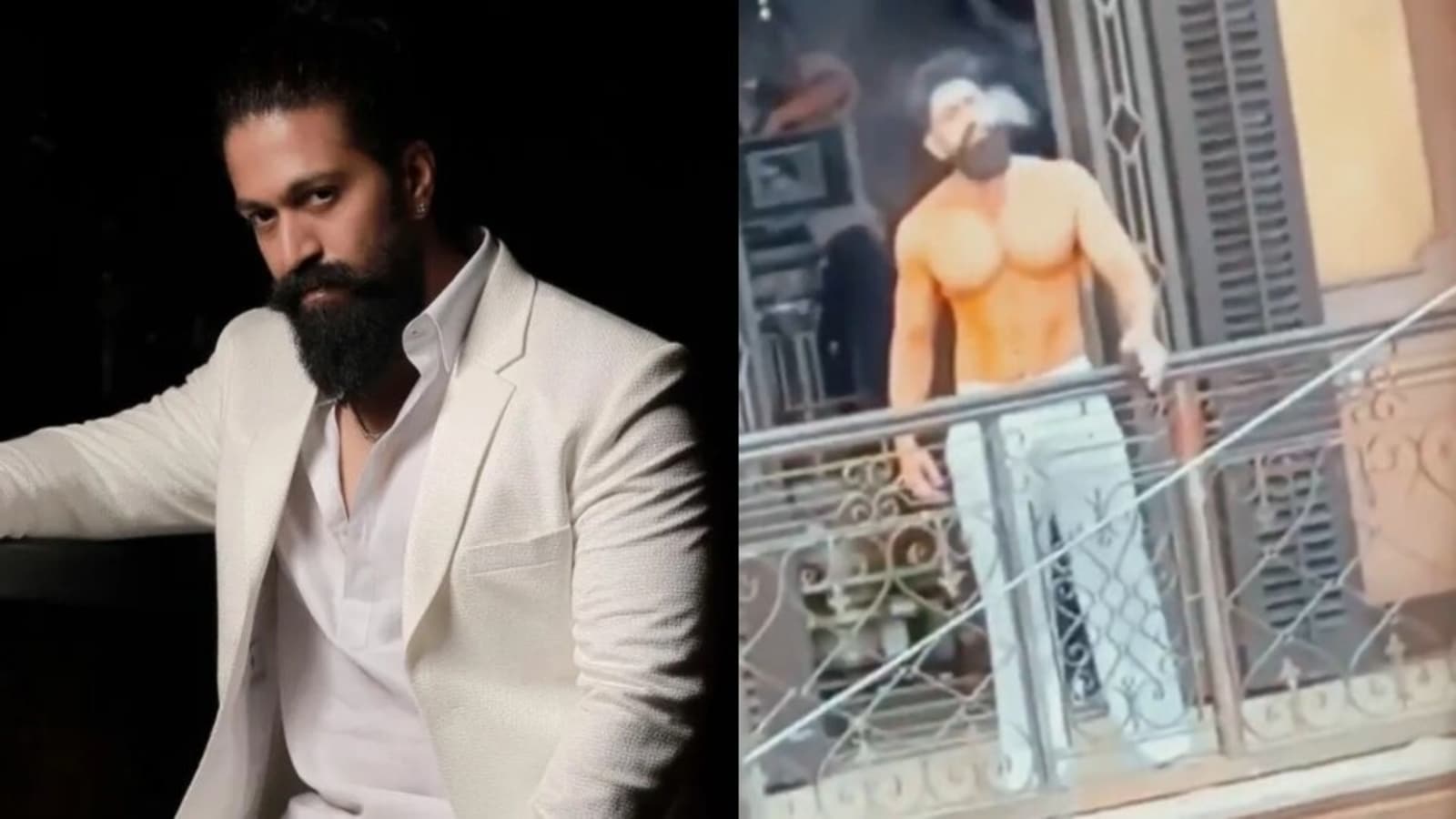 Video of shirtless Yash smoking a cigarette while shooting for Toxic leaked; fans can't get enough of his look