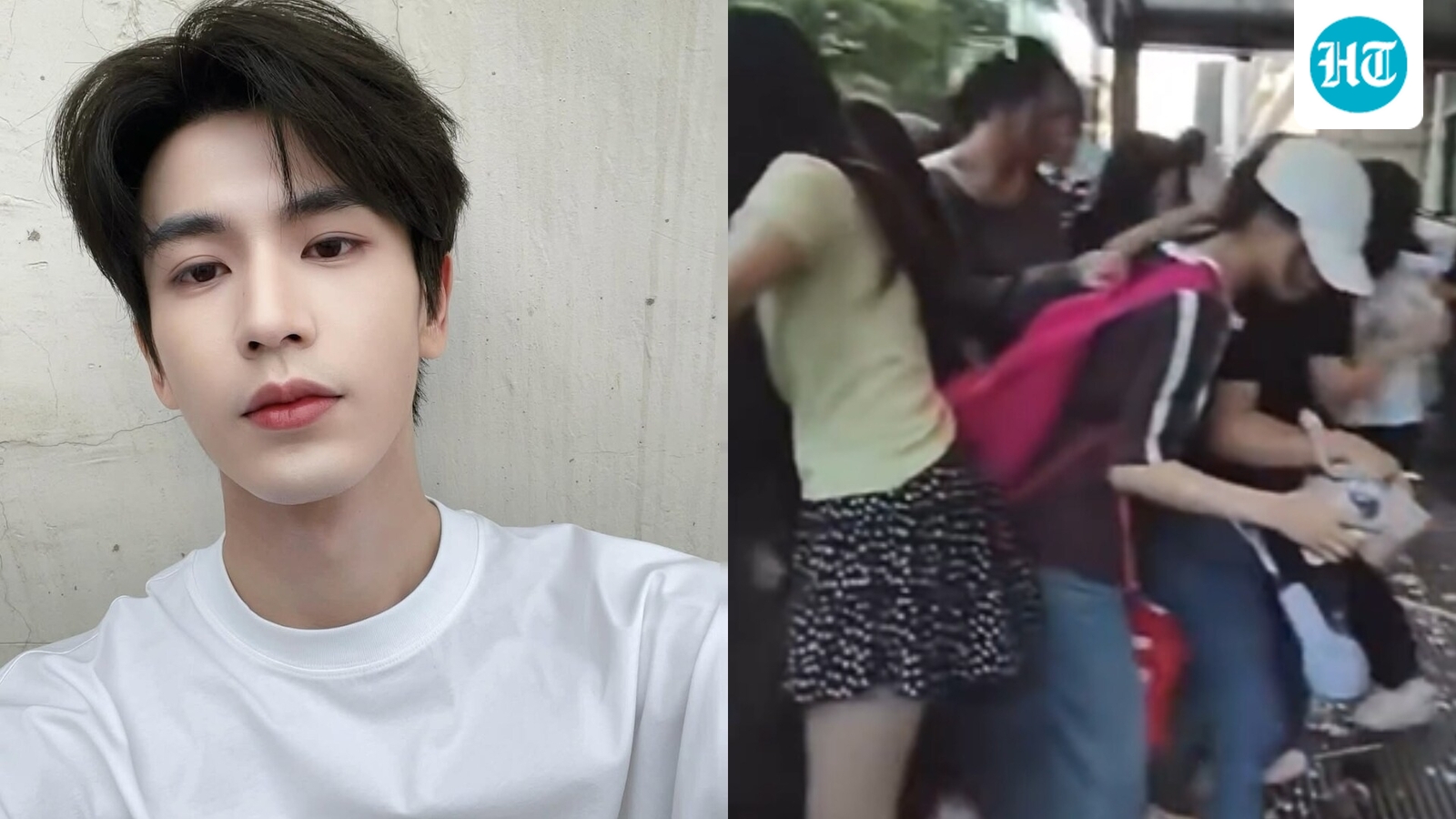 Zhang Linghe's China event cancelled after massive fan crowd causes glass door to shatter; five injured