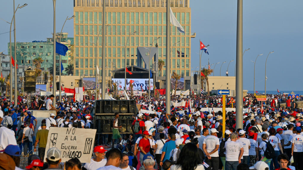 New US sanctions are 'collective punishment', Cuba's FM says during May 1 marches