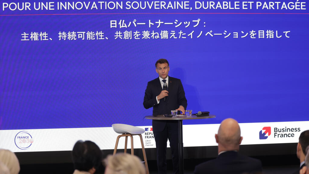 Macron touts Europe's 'predictability' during Japan visit in apparent swipe at Trump