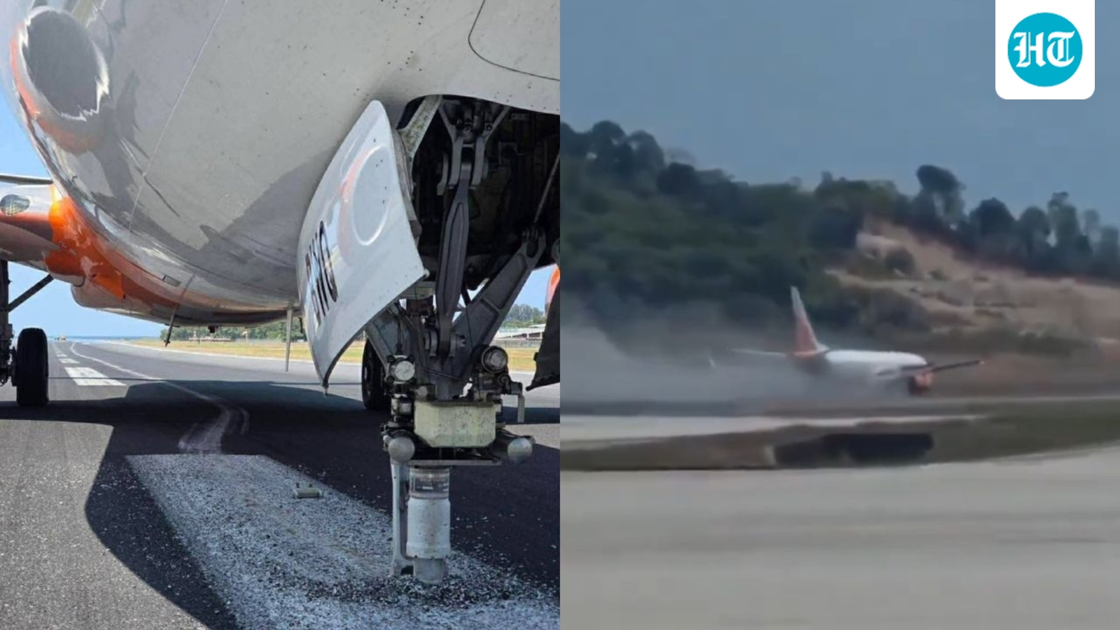 Video shows moment Air India Express plane made hard landing on Phuket runway