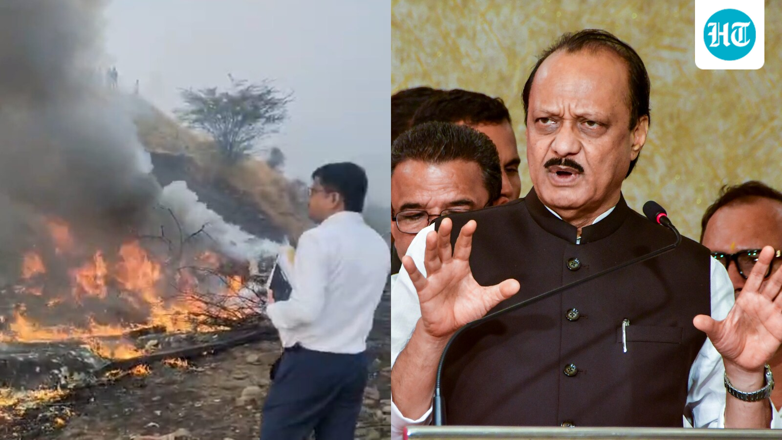 Ajit Pawar death news updates: 5 dead, including deputy CM; PM Modi, Amit Shah, Shinde, Rahul Gandhi mourn loss