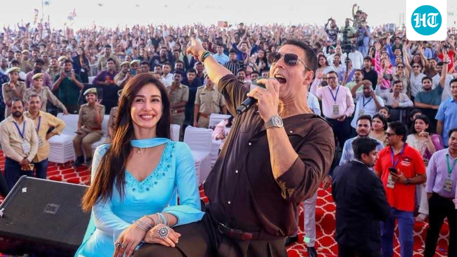 Moradabad welcomes team Welcome To The Jungle- Akshay Kumar, Disha Patani, Rajpal Yadav, Akshara Singh
