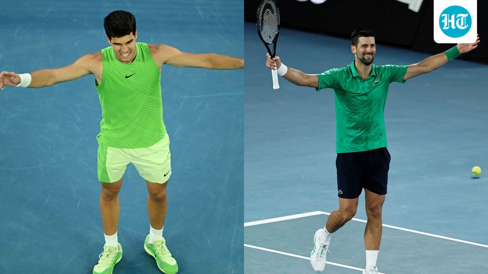 A tale Down Under of two semi-finals, two classics and two champions: Carlos Alcaraz and Novak Djokovic