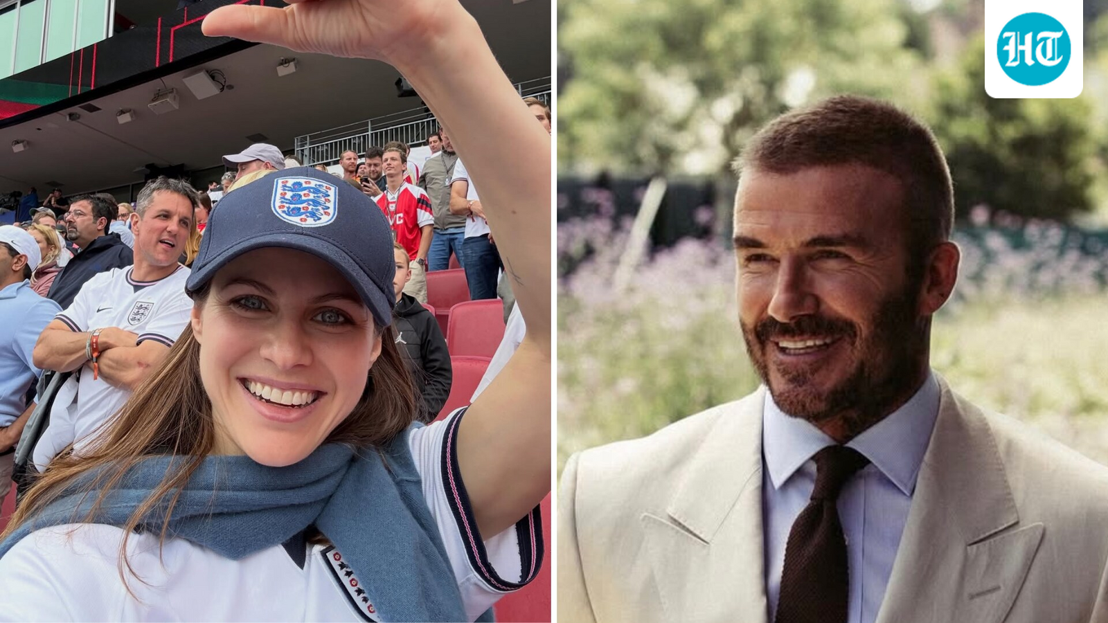 Alexandra Daddario shares unique interaction with David Beckham at England vs Ghana game