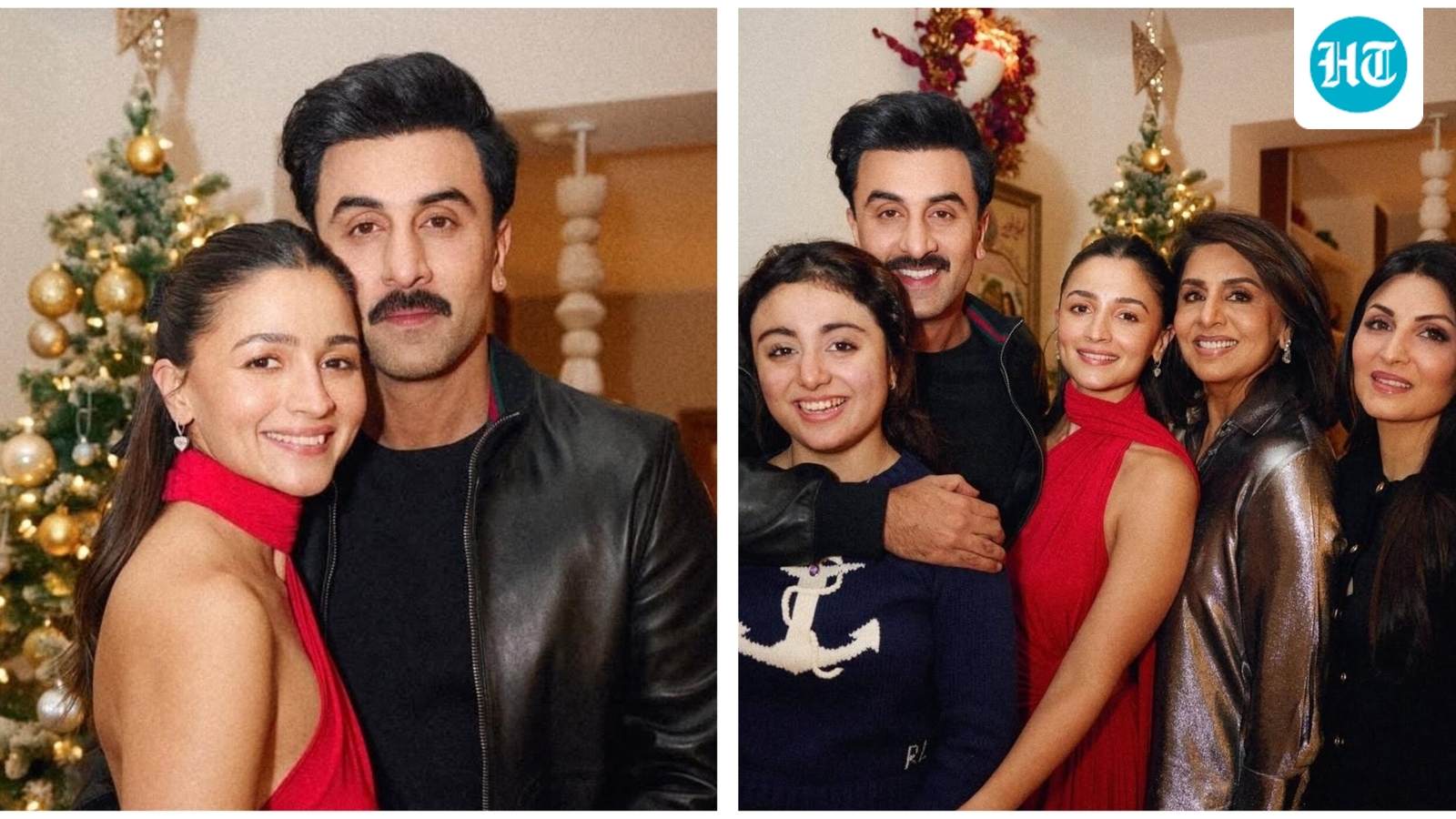 Alia Bhatt and Ranbir Kapoor celebrate Christmas together with Soni Razdan, Shaheen Bhatt, Neetu Kapoor. See pics