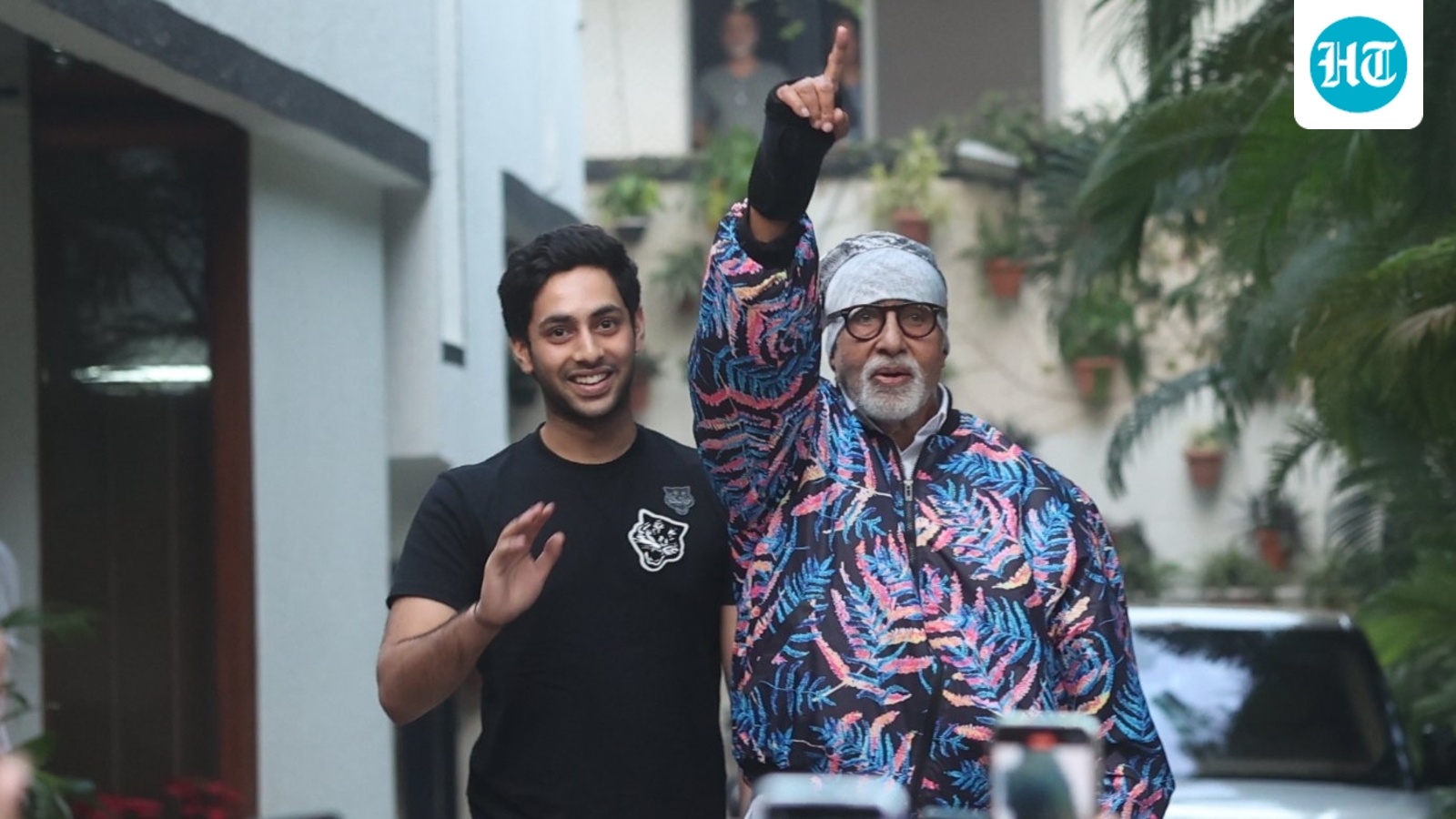 Emotional Amitabh Bachchan recalls holding grandson Agastya Nanda in his arms, praises his ‘mature’ performance in Ikkis