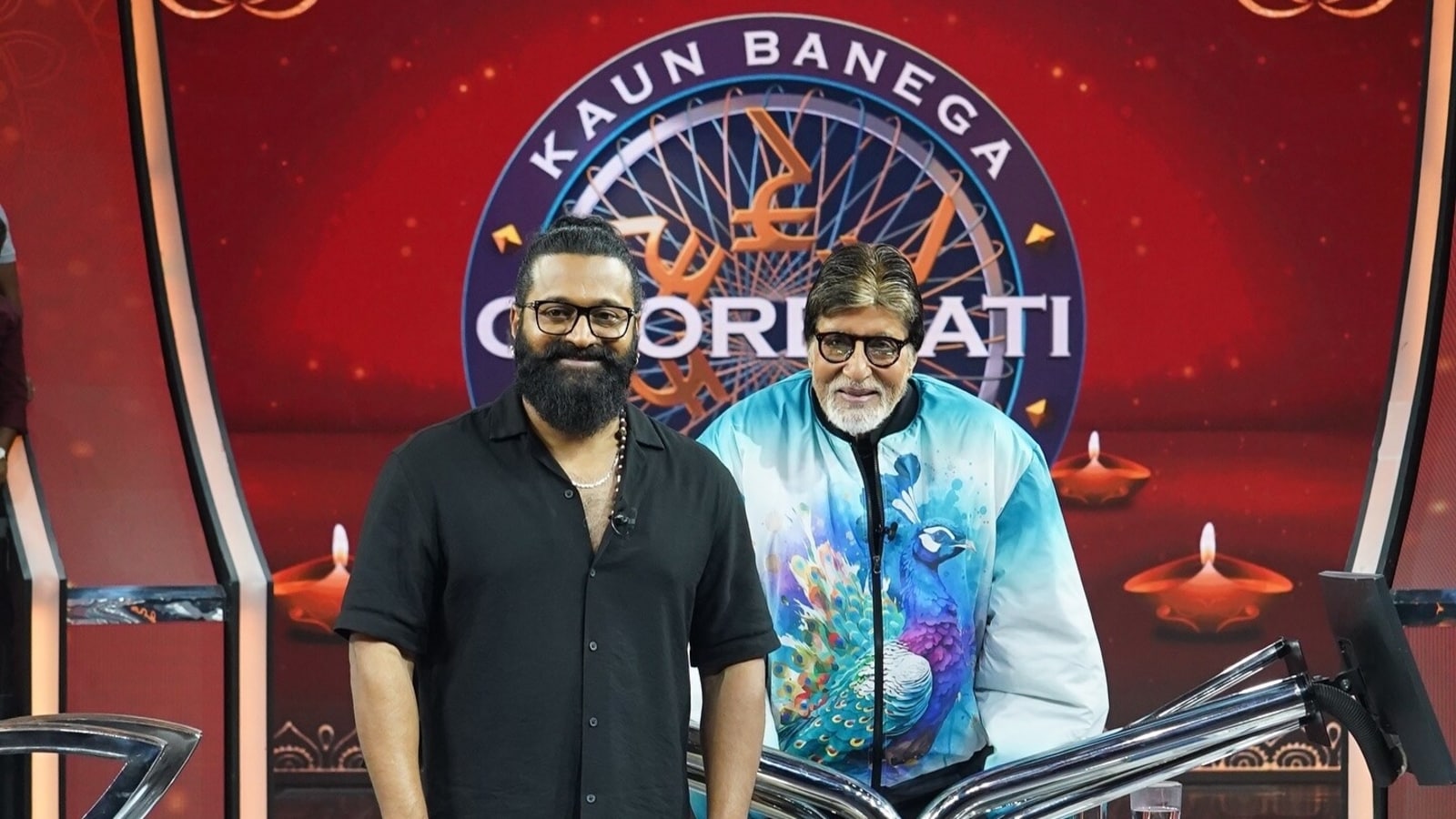 Amitabh Bachchan welcomes Rishab Shetty on Kaun Banega Crorepati 17, gets birthday gift from Kantara actor
