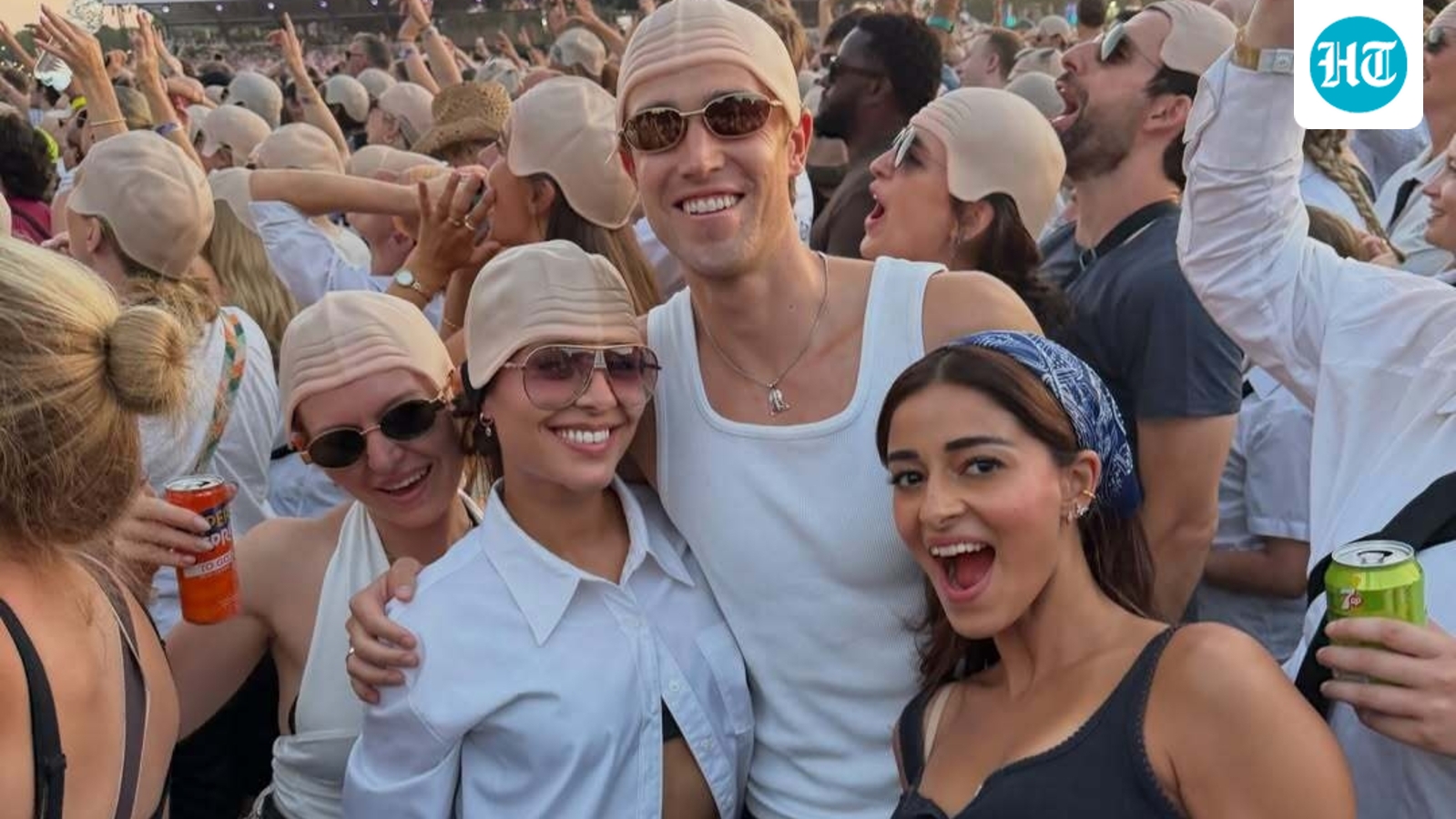Ananya Panday shares a peek into Pitbull's Guinness World Record-breaking show