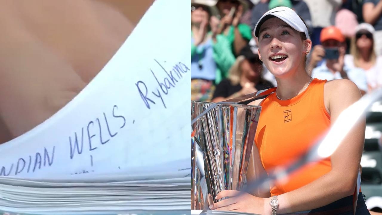 17-year-old Mirra Andreeva's 'high-school-style' notebook of beaten opponents earns notice en route to Indian Wells win