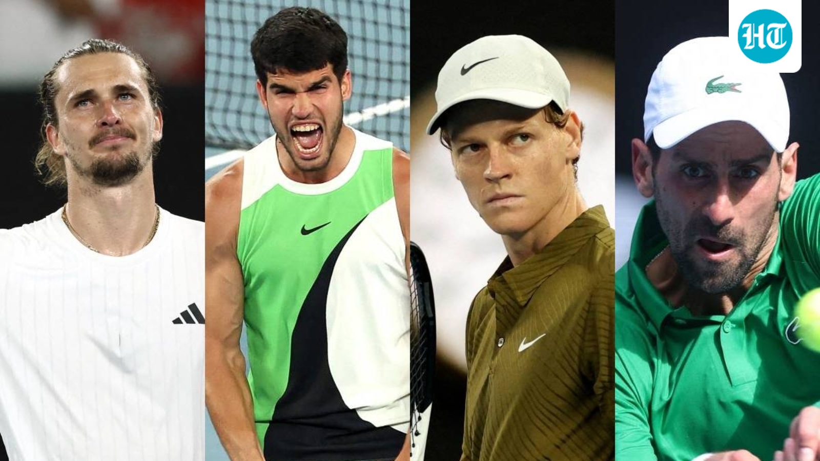 Alcaraz vs Zverev, Sinner vs Djokovic: Breaking down rare all-top-seed Australian Open semifinals with history at stake