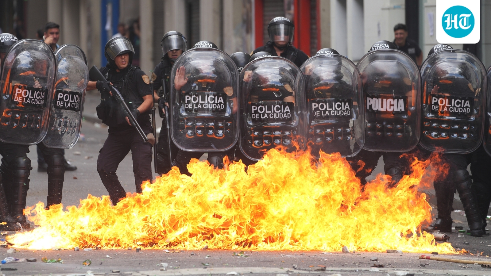 Stones, molotov cocktails hurled: Argentina sees mass protests over Milei's labour reforms