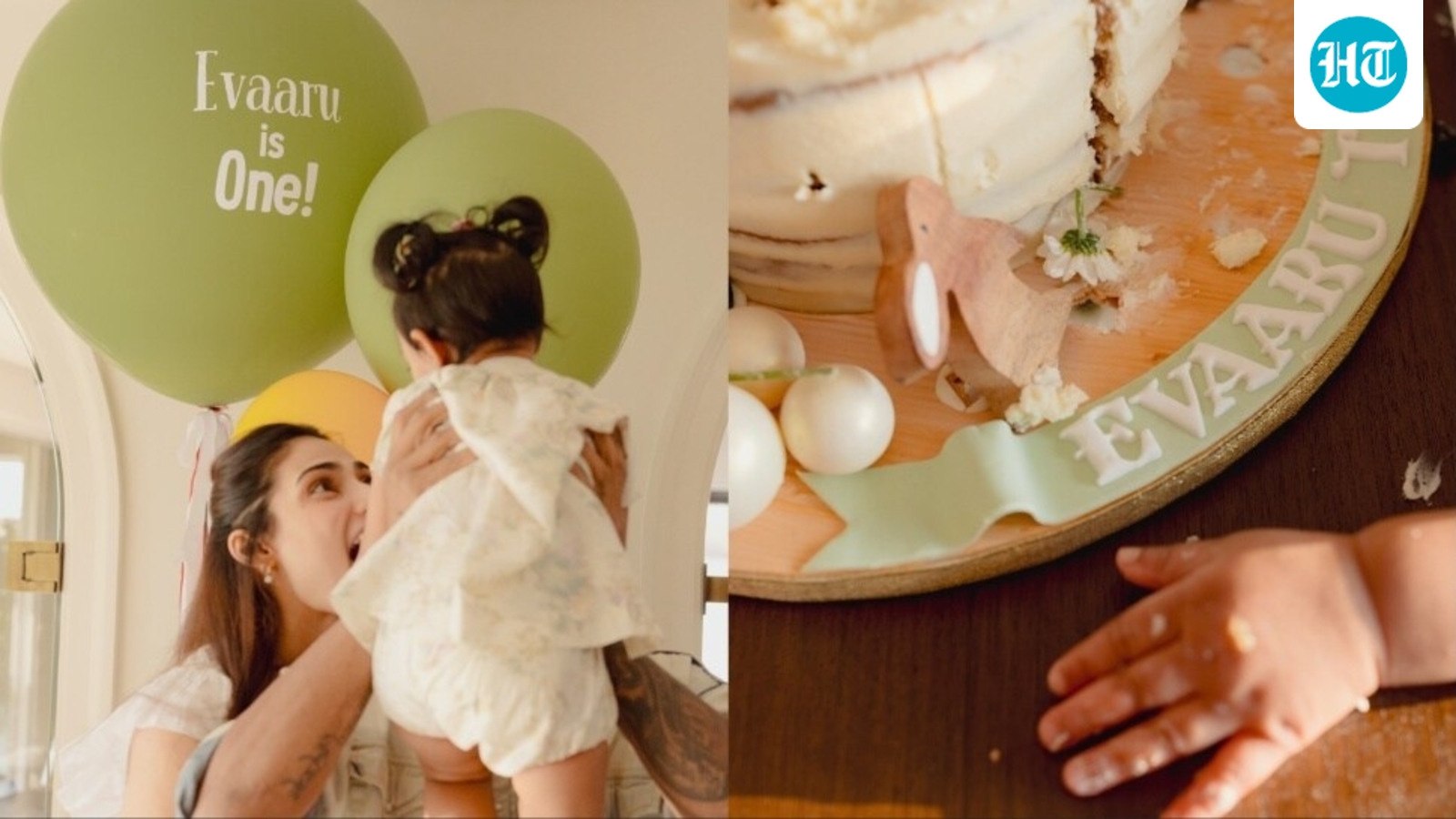 Athiya Shetty, KL Rahul celebrate daughter Evaarah's first birthday with animal-themed cakes; Anushka Sharma wishes baby