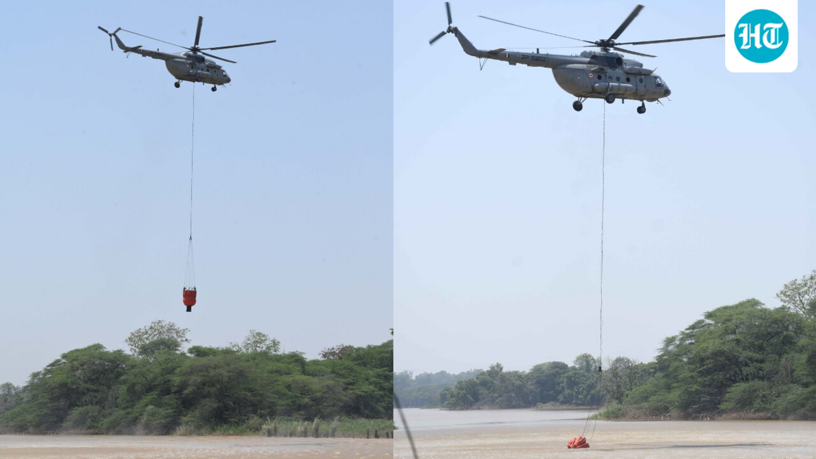 ‘Bambi bucket’ ops,  ₹67 lakh losses: IAF steps in as Himachal battles massive forest fire in Kasauli